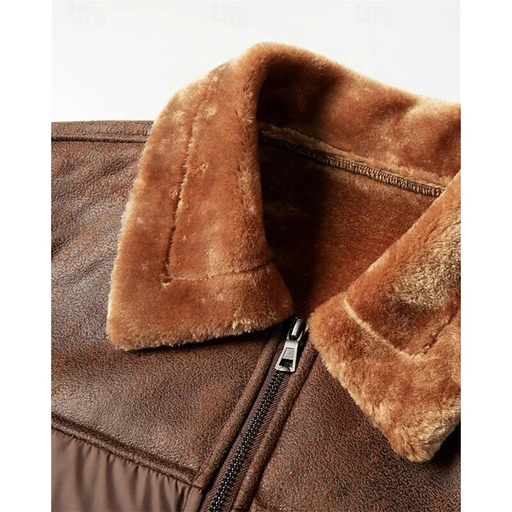 Reuben | Fur-Collar Quilted Puffer Jacket