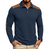 Garrett | Textured Long-Sleeve Polo Shirt