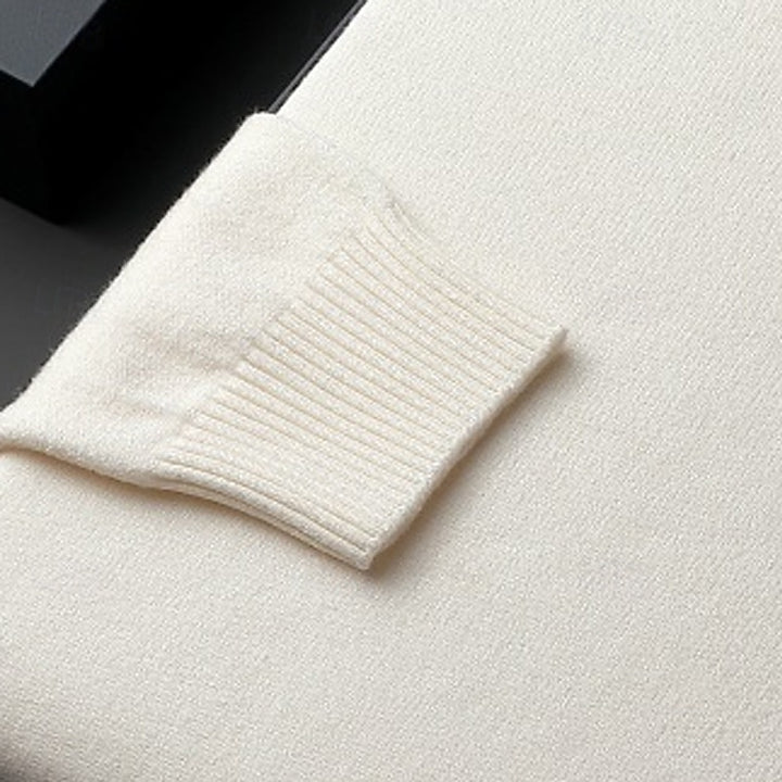 Garrett | Ribbed High-Neck Jumper