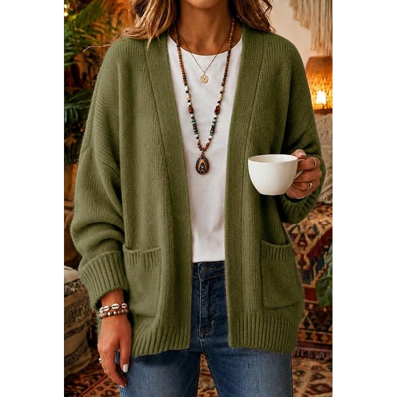 Edith | Relaxed Open-Front Cardigan