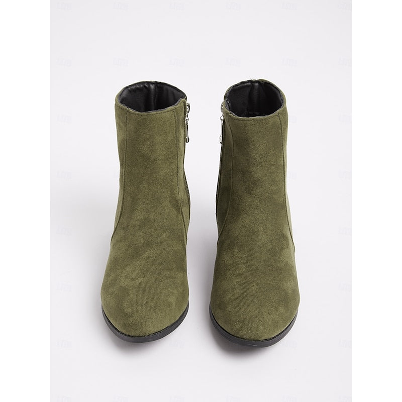 Hazel | Refined Block-Heel Ankle Boots
