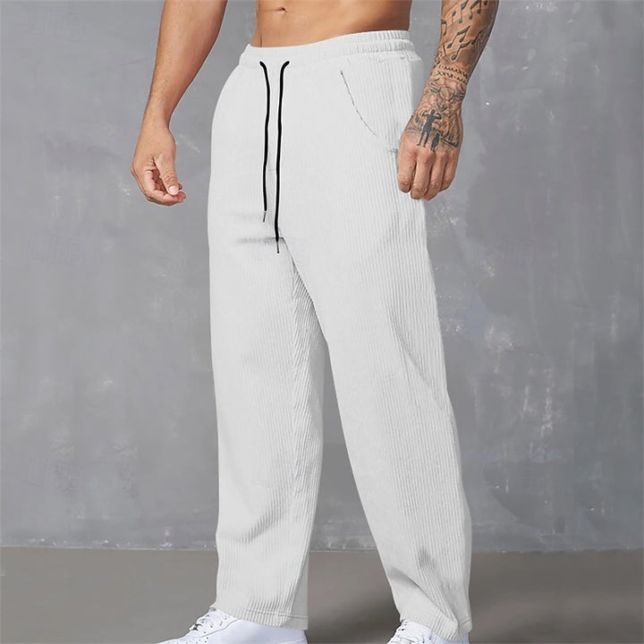 Dominic | Relaxed Ribbed Trousers