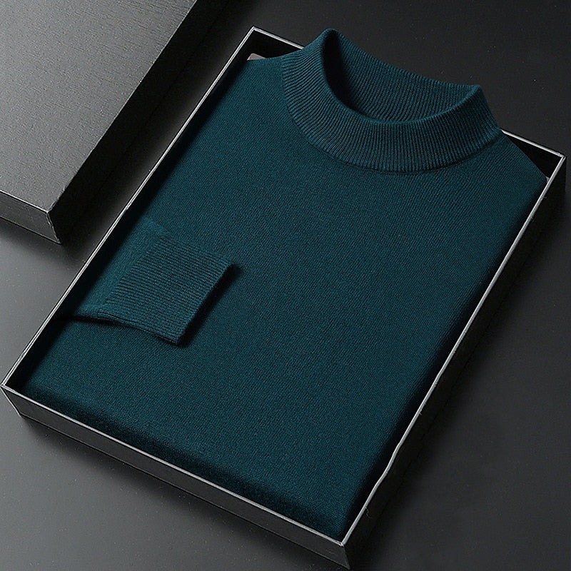 Maxwell | Refined Mock-Neck Sweater