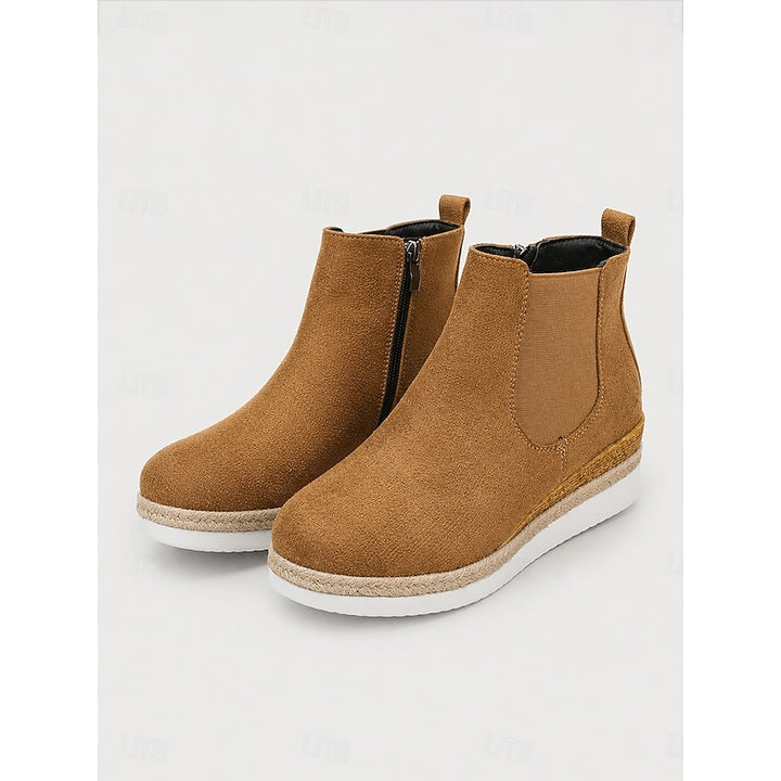 Ottilie | Wedge Chelsea Ankle Boots
