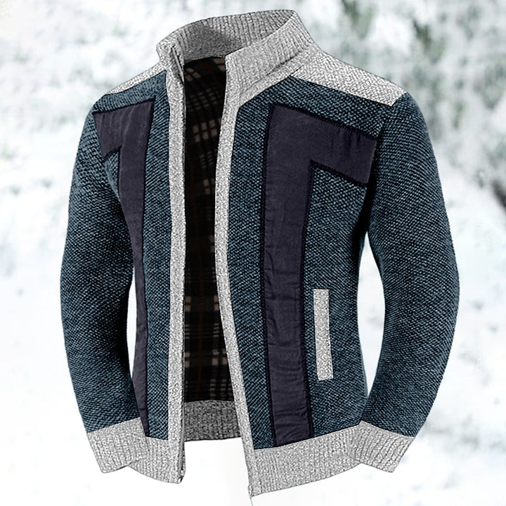 Bryson | Textured Zip Cardigan