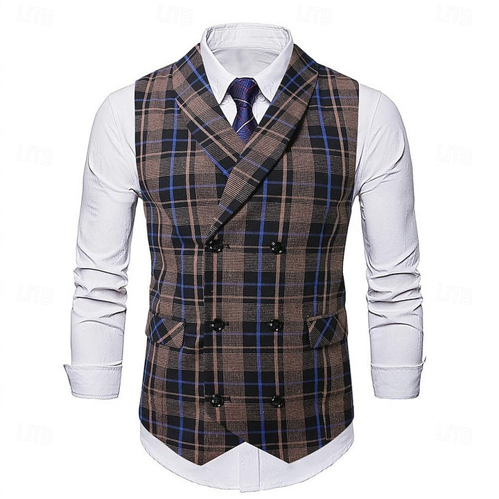 Damien | Refined Double-Breasted Waistcoat