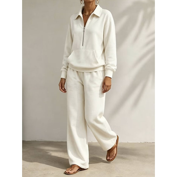 Beatrix | Relaxed Half-Zip Two-Piece Set