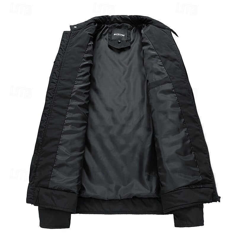 Carter | Diamond-Quilted Stand-Collar Jacket