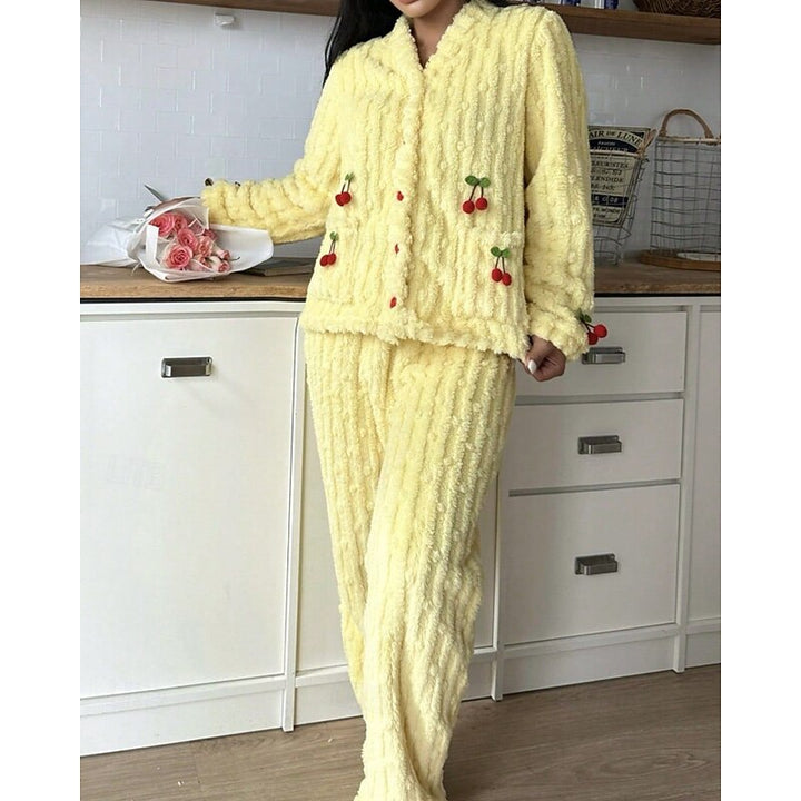 Delilah | Cosy Cherry Two-Piece Set