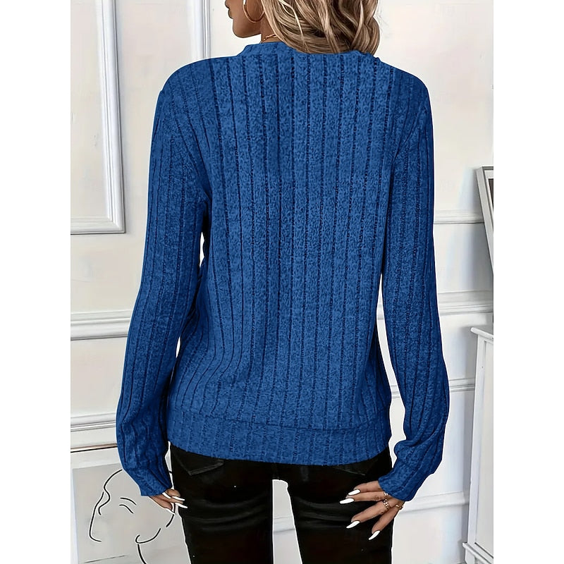 Tamara | Zip-Neck Ribbed Top