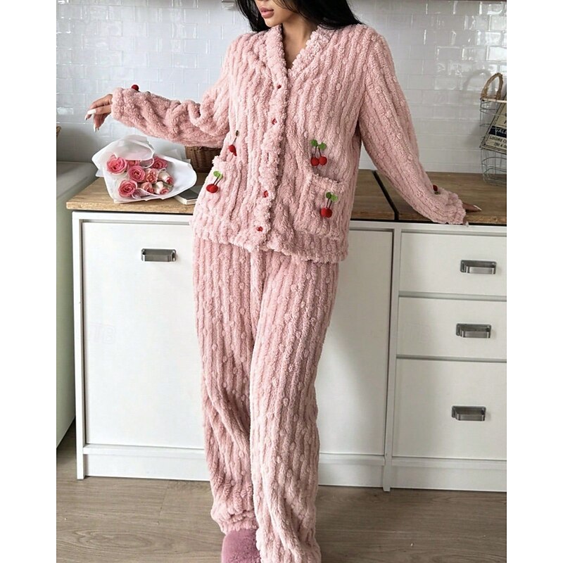 Delilah | Cosy Cherry Two-Piece Set