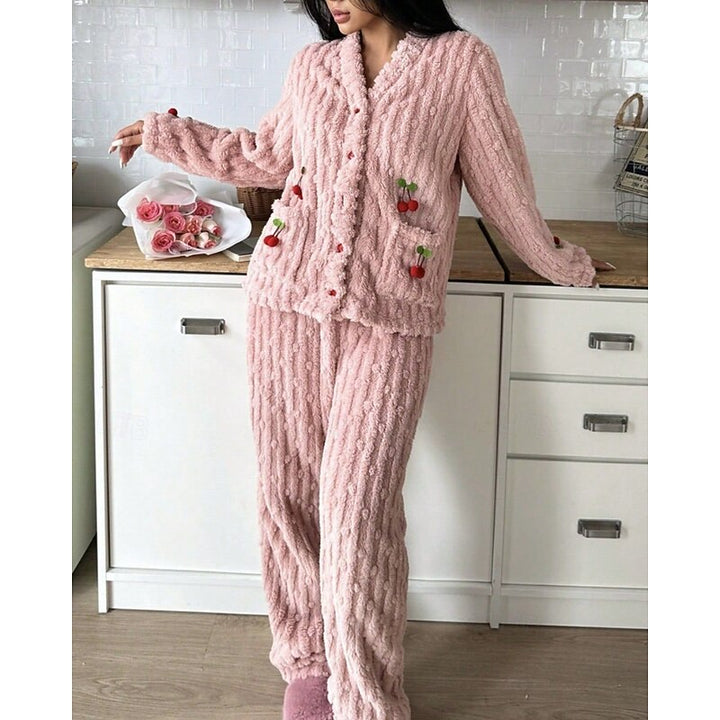 Delilah | Cosy Cherry Two-Piece Set
