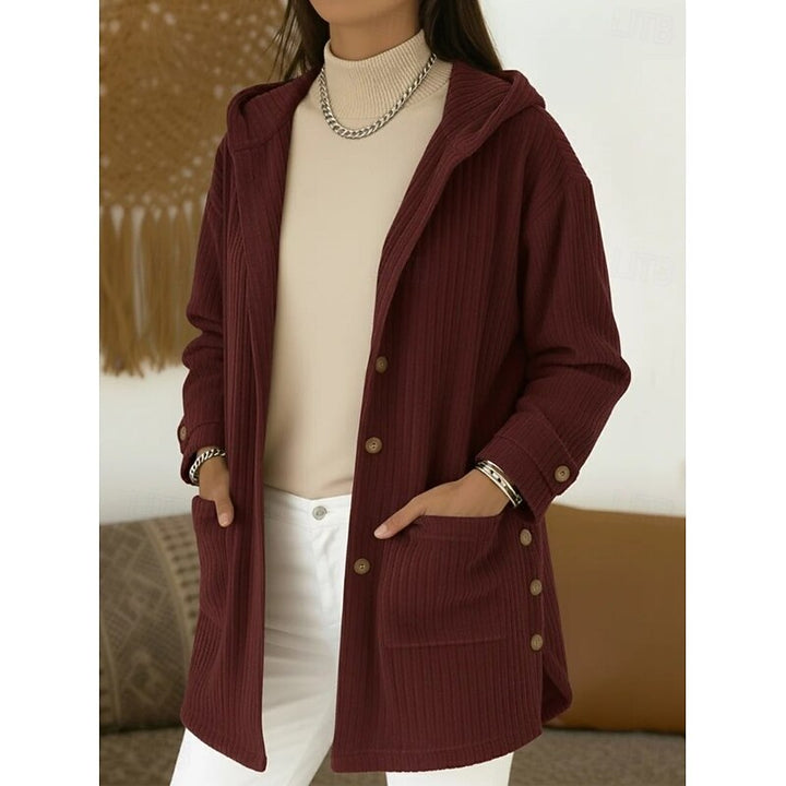 Sylvia | Hooded Longline Coat