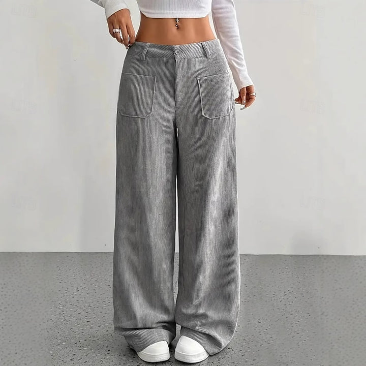 Lorraine | Wide-Leg High-Waist Trousers