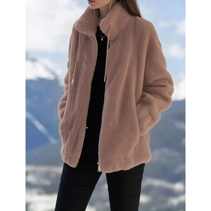 Marnie | Cosy Stand-Collar Zip-Up Coat