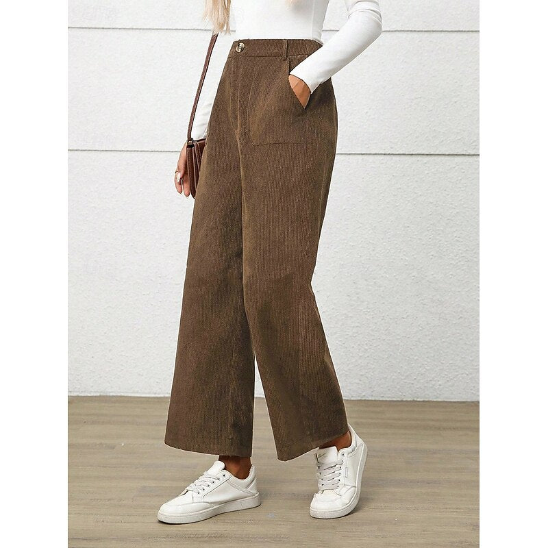 Elise | Wide-Leg High-Waist Trousers