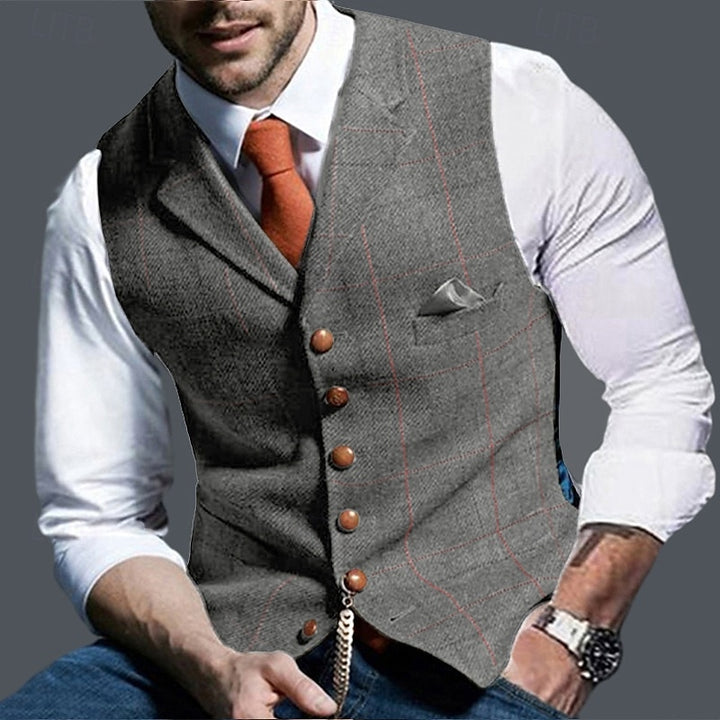 Atticus | Tailored Herringbone Waistcoat