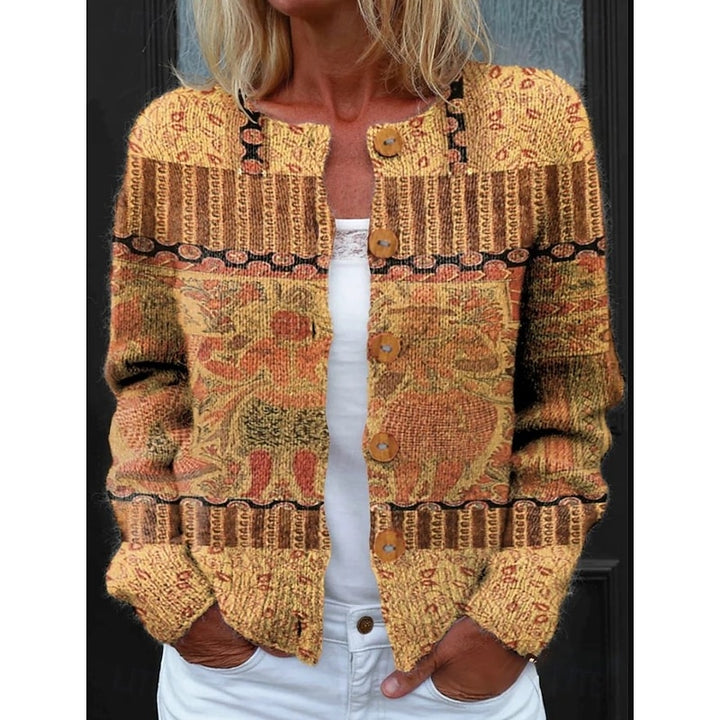 Louisa | Floral Button-Front Cardigan