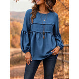 Isabelle | Relaxed Peplum Blouse