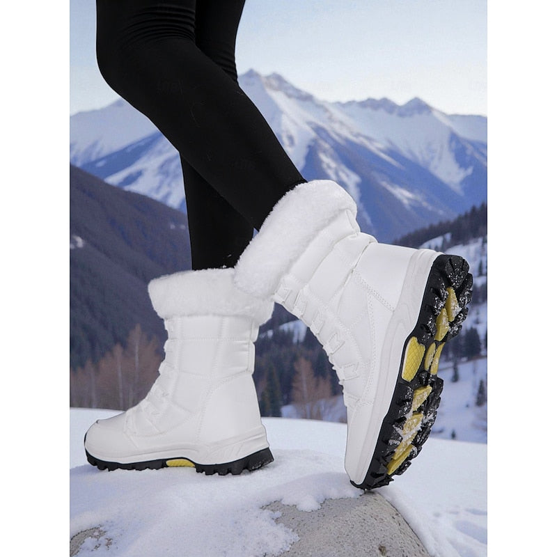 Ingrid | Cosy Fur-Trimmed Winter Boots