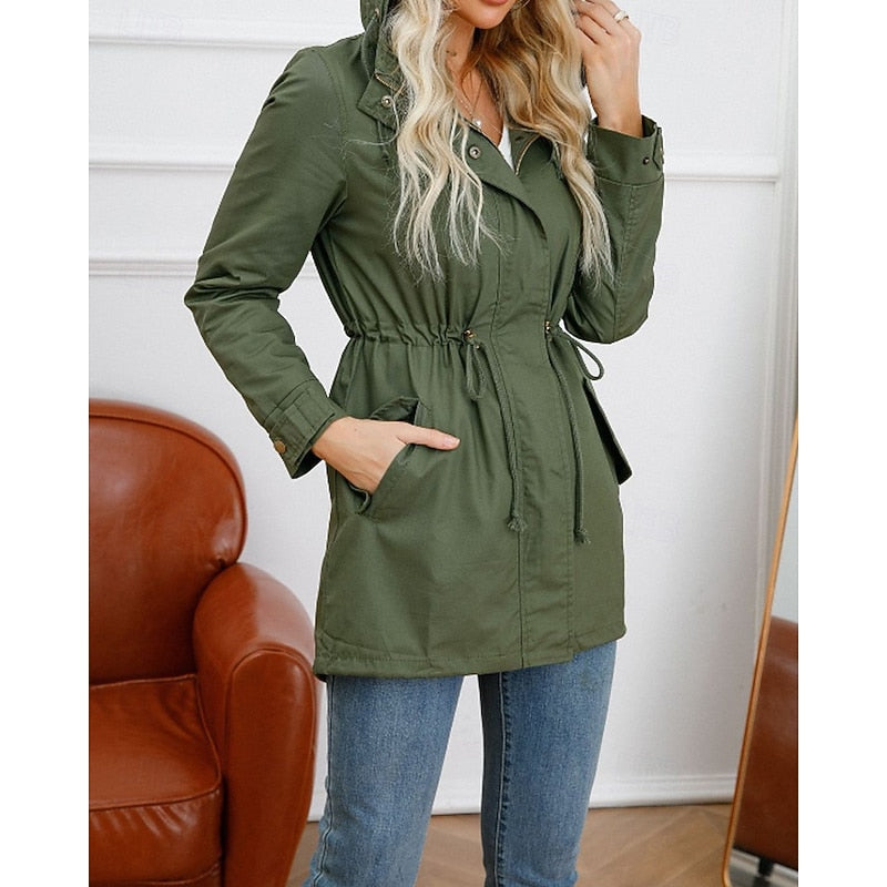 Matilda | Hooded Longline Utility Coat