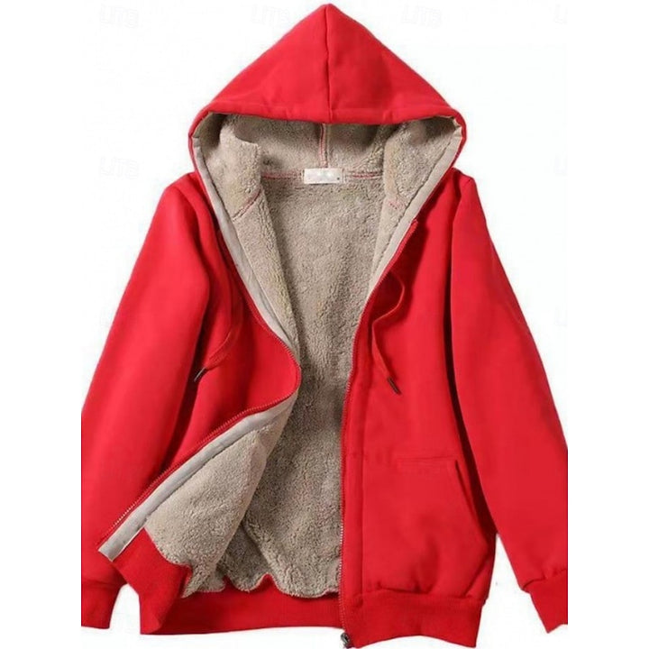 Marina | Cosy Lined Hooded Zip Jacket