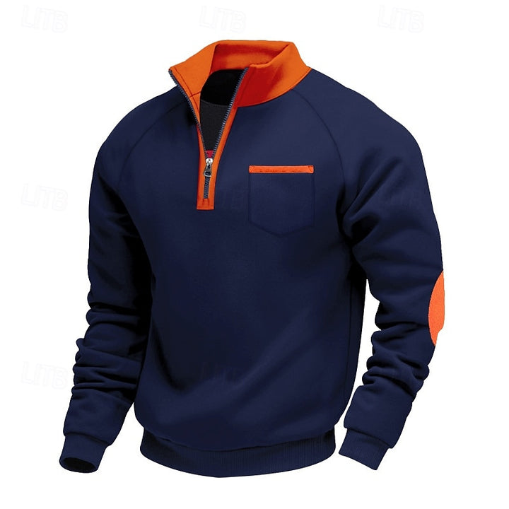 Jasper | Quarter-Zip Stand-Collar Pullover