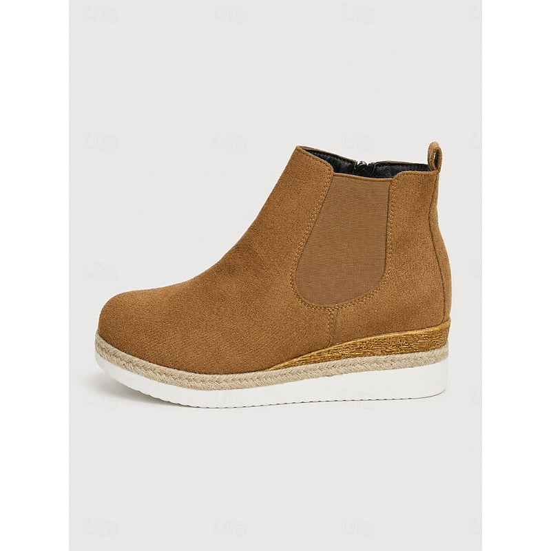 Ottilie | Wedge Chelsea Ankle Boots