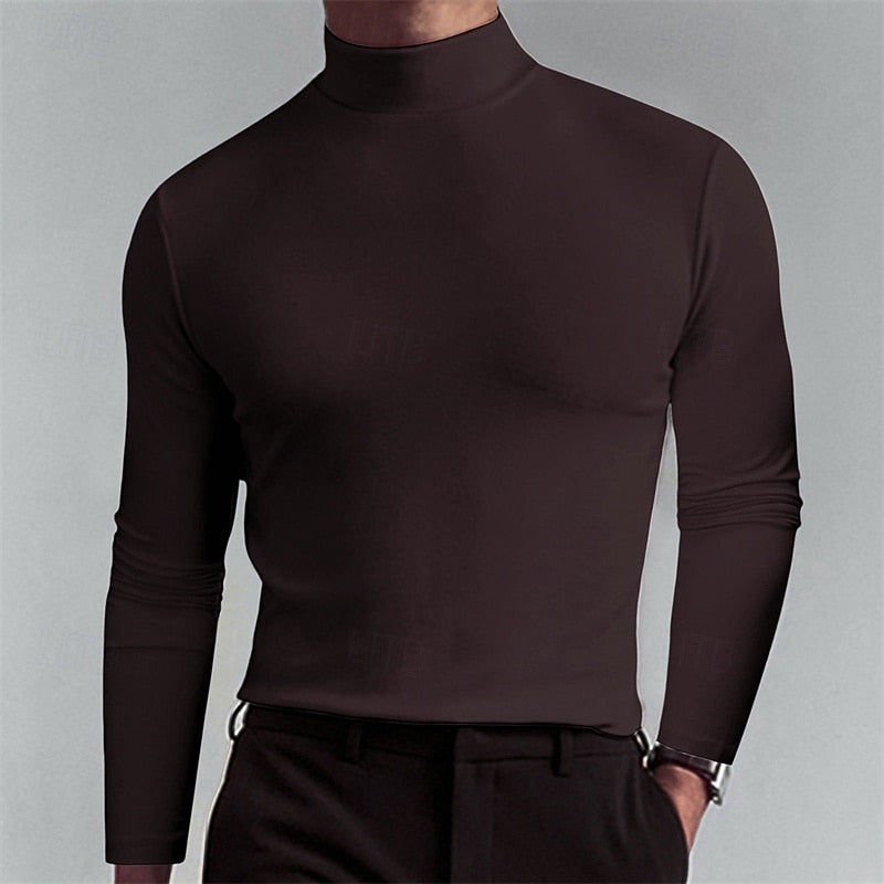 Landon | Refined Mock-Neck Turtleneck