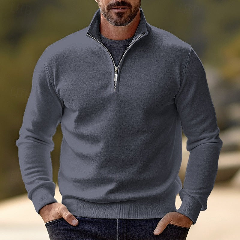 Gregor | Refined Half-Zip Pullover