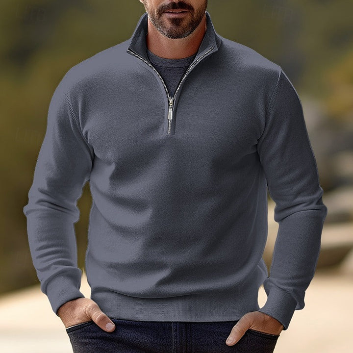 Gregor | Refined Half-Zip Pullover