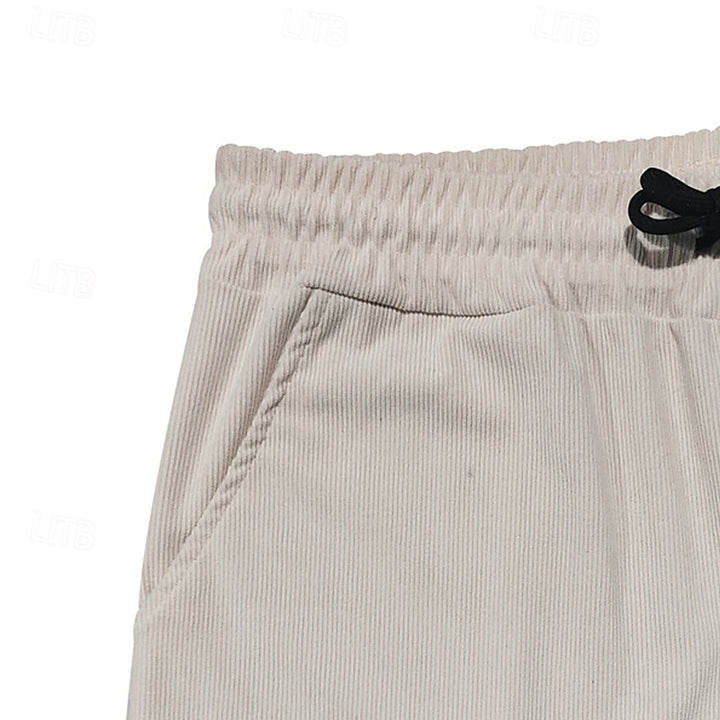 Dominic | Relaxed Ribbed Trousers