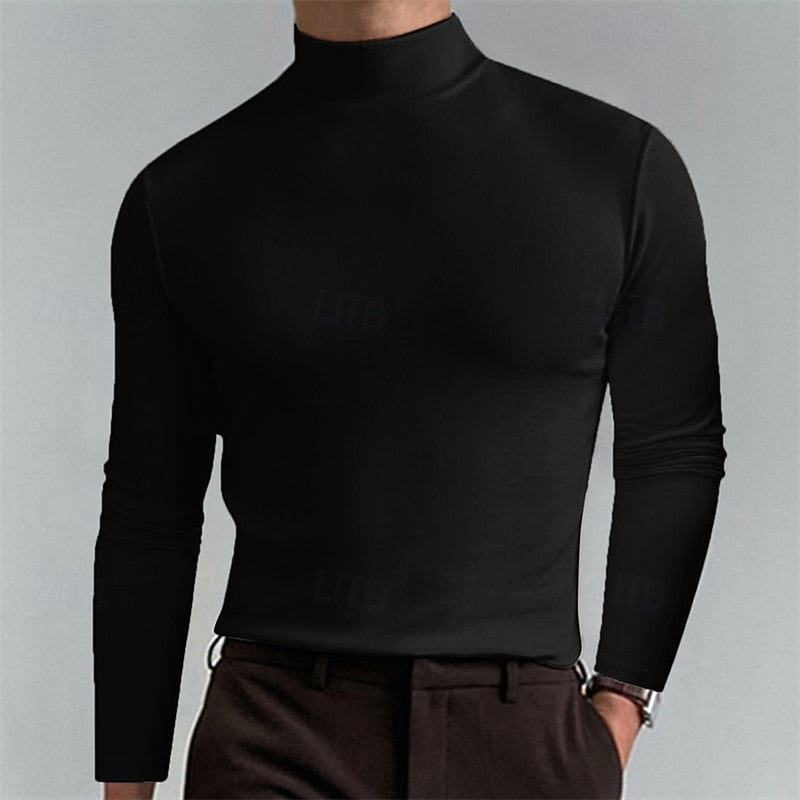 Landon | Refined Mock-Neck Turtleneck