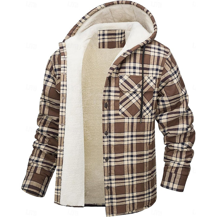 Graham | Hooded Check Shirt Jacket