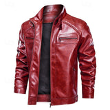 Leon | Classic Stand-Collar Biker Jacket