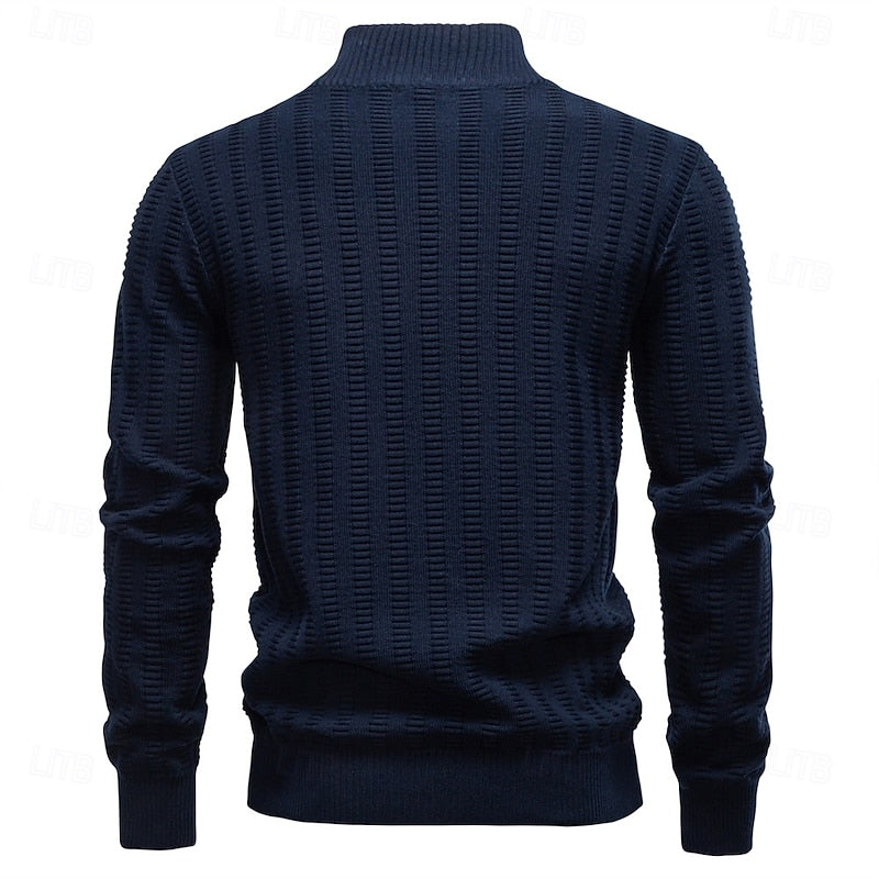Wilfred | Textured Half-Zip Pullover
