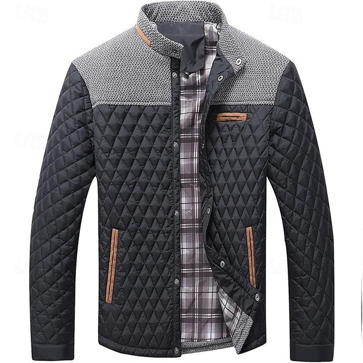 Maxwell | Quilted Stand-Collar Jacket
