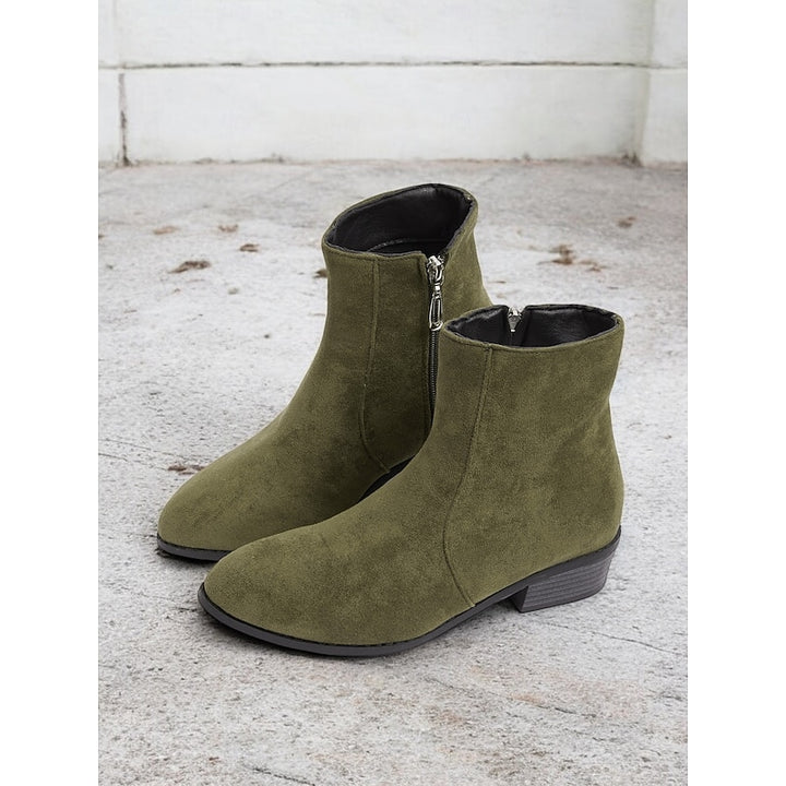 Hazel | Refined Block-Heel Ankle Boots