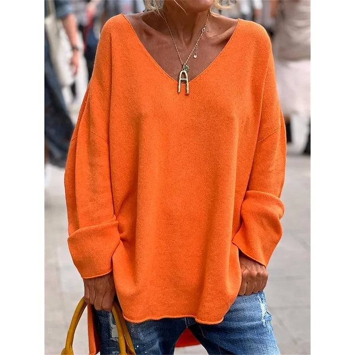 Aurelia | Relaxed V-Neck Pullover
