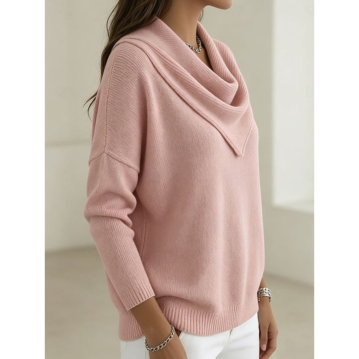 Ottilie | Draped Cowl-Neck Jumper