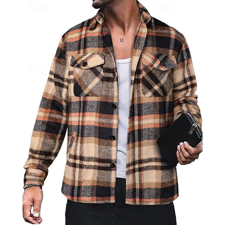 Calvin | Rugged Checked Shirt Jacket