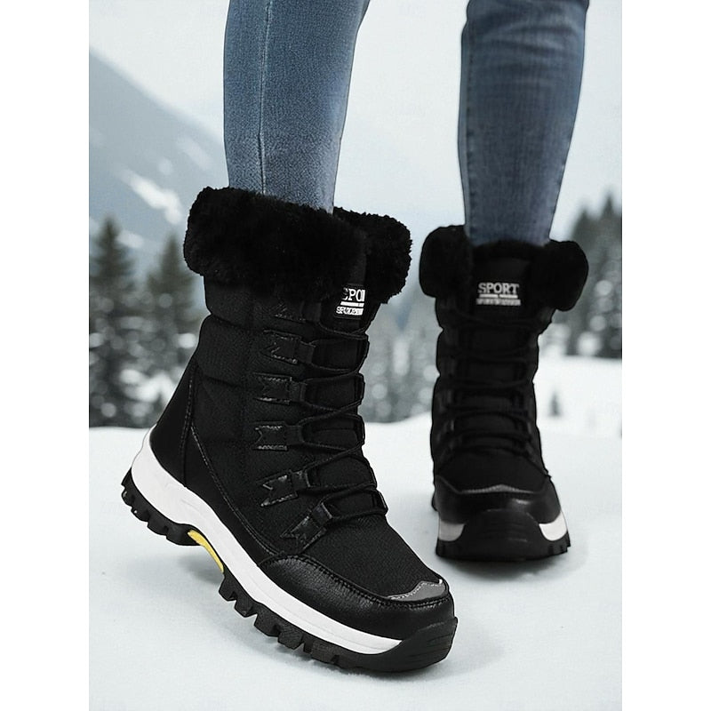Ingrid | Cosy Fur-Trimmed Winter Boots