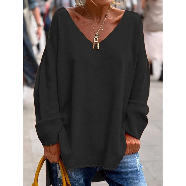 Aurelia | Relaxed V-Neck Pullover