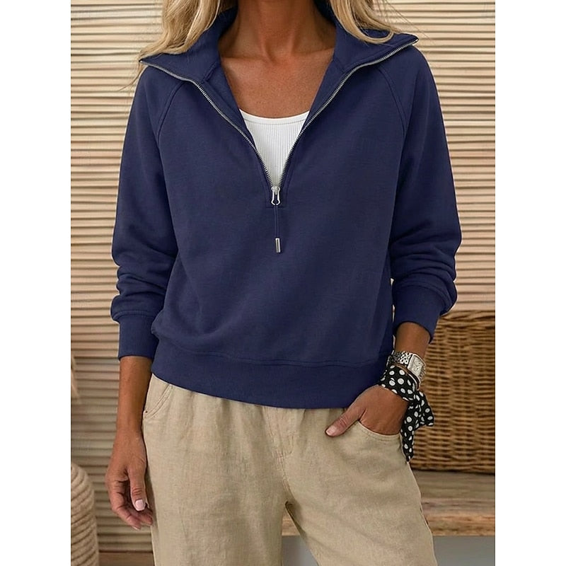 Anthea | Relaxed Quarter-Zip Pullover