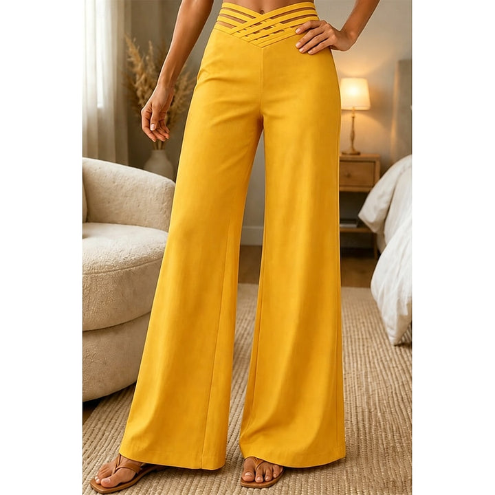 Sienna | High-Waisted Wide-Leg Trousers