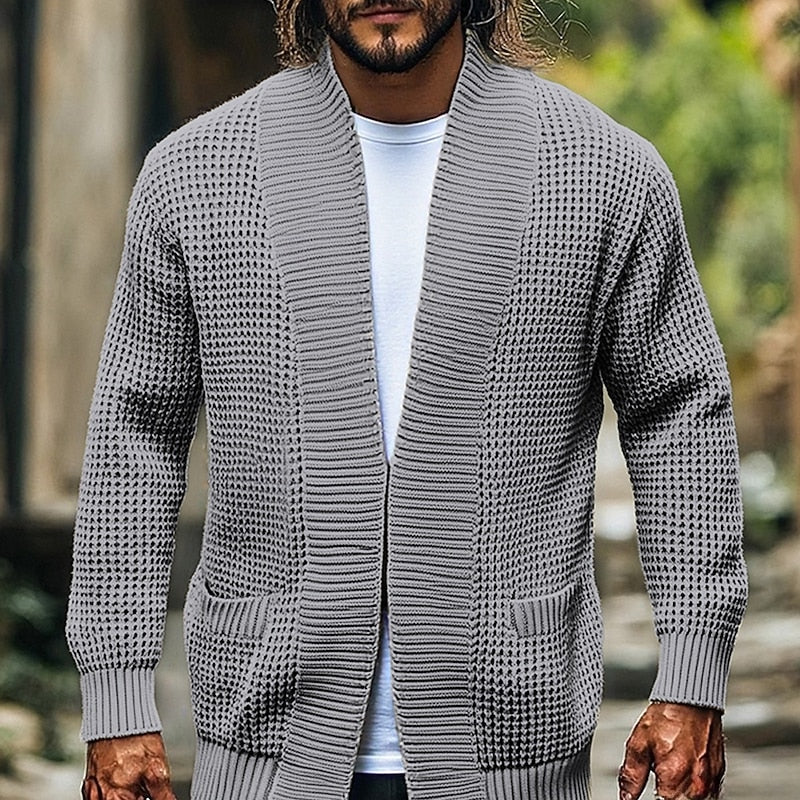 Callahan | Textured Open-Front Cardigan