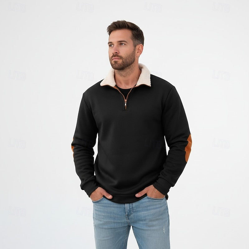 Clayton | Cosy Quarter-Zip Pullover