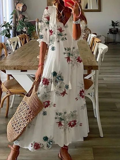 Delphine | Effortless Boho Flattering Dress