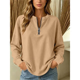 Louisa | Quarter-Zip Relaxed Top