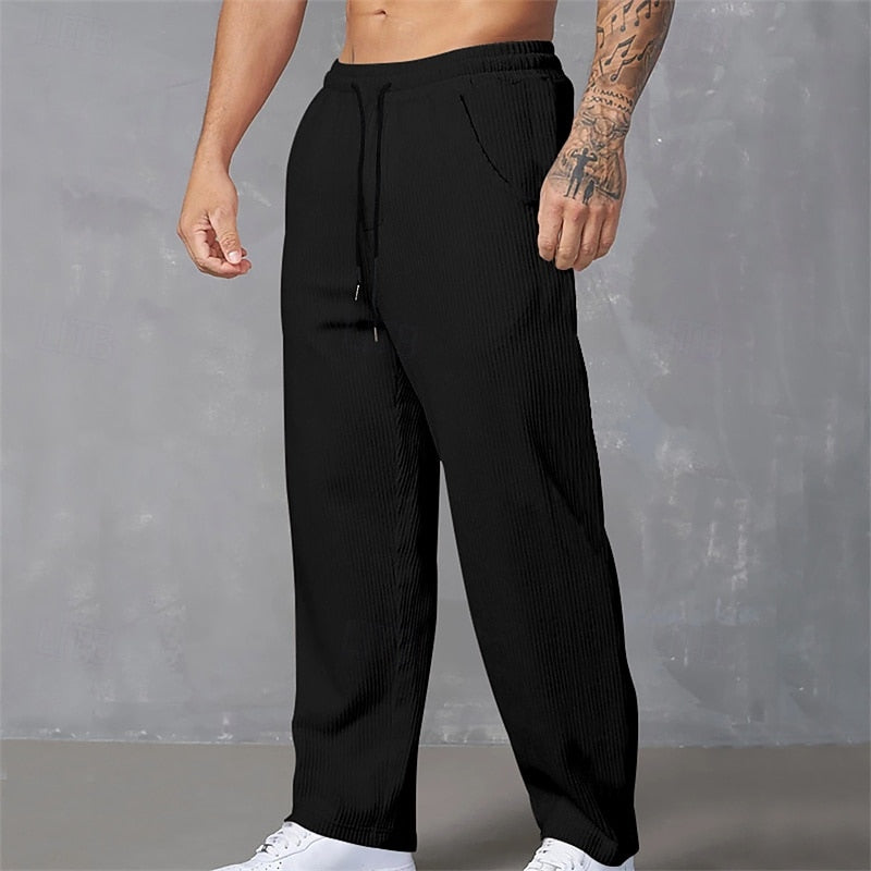 Dominic | Relaxed Ribbed Trousers